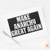 Maak anarchie weer groot rechthoekige sticker (Envelop)