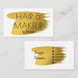 Maak artistieke Gold-minimalistische pictogrammen  Visitekaartje