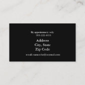 Maak artistieke Visitekaartjes (Achterkant)