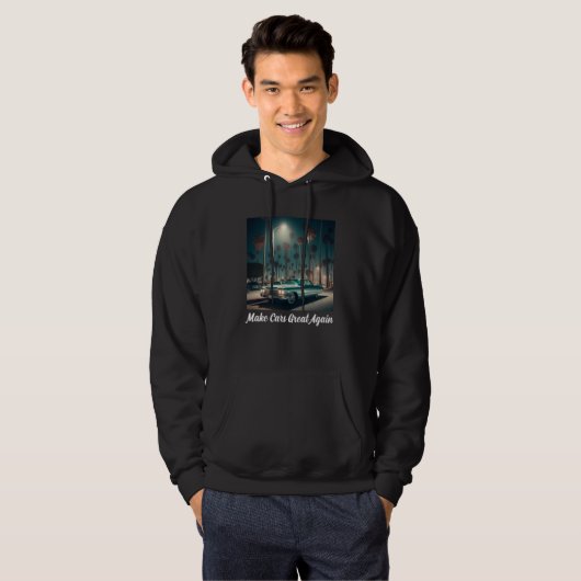 Maak auto's weer geweldig hoodie (Voorkant volledig)
