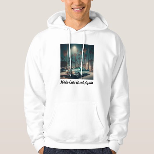 Maak auto's weer geweldig hoodie (Voorkant)
