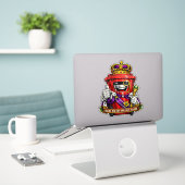 Maak Bakdag Briljant Weer - Waterdichte Sticker (Laptop op bureau)