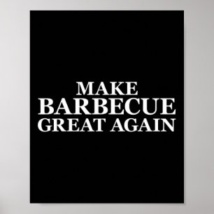Maak barbecue weer geweldig BBQ pit crew Poster