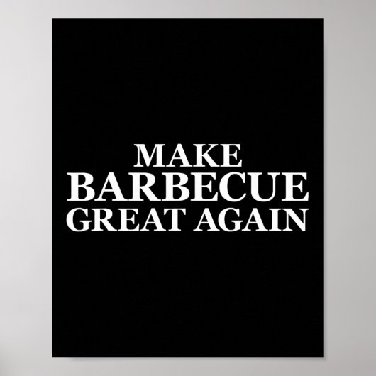 Maak barbecue weer geweldig BBQ pit crew Poster (Voorkant)