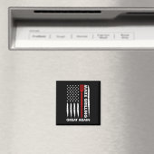 Maak Barbecuing Geweldig 4 juli Fun BBQ Pitmaster Magneet (Insitu (Vaatwasser))
