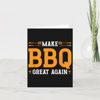 Maak BBQ weer geweldig Amerikaanse vlag Trump gril Kaart