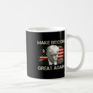 Maak Bitcoin weer geweldig Grappig Maga Pro Trump  Koffiemok