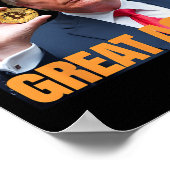 Maak Bitcoin weer geweldig Grappig Trump Bitcoin C Poster (Hoek)