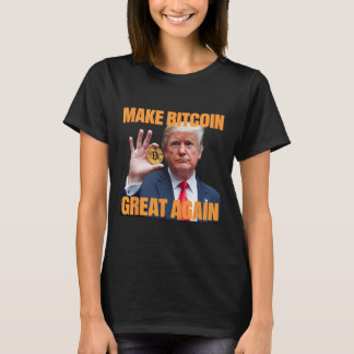 Maak Bitcoin weer geweldig Grappig Trump Bitcoin C T-shirt