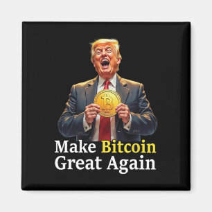 Maak Bitcoin weer Groot Trump Bitcoin Crypto Toeko Magneet