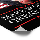 Maak bowling weer geweldig - Grappig Trump bowling Poster (Hoek)