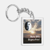 "Maak BPD Stigma-vrij!" Square Scenery Sleutelhang Sleutelhanger (Voorkant Links)