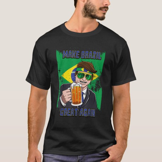 Maak Brazilië weer groot Shirt President Bolsonaro (Voorkant)