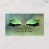 Maak Cali Green Greenery Makeup Lashes Glitter omh Visitekaartje (Voorkant)