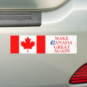 Maak Canada weer geweldig Bumpersticker (Op auto)