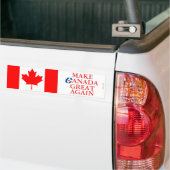 Maak Canada weer geweldig Bumpersticker (Op Truck)