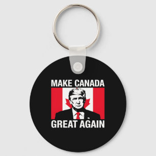 Maak Canada weer geweldig Grappige Trump Canadese Sleutelhanger