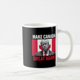 Maak Canada weer groot Grappig Trump Canadese vlag Koffiemok