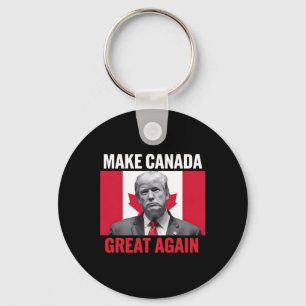Maak Canada weer groot Grappig Trump Canadese vlag Sleutelhanger