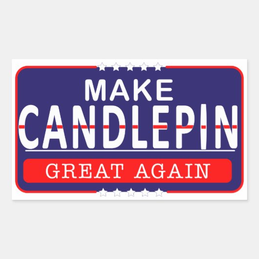 Maak Candlepin weer geweldig Sticker (Voorkant)