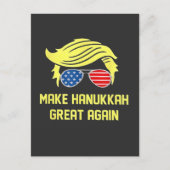 Maak Chanoeka weer groot en Trump weer Joods Briefkaart (Voorkant)