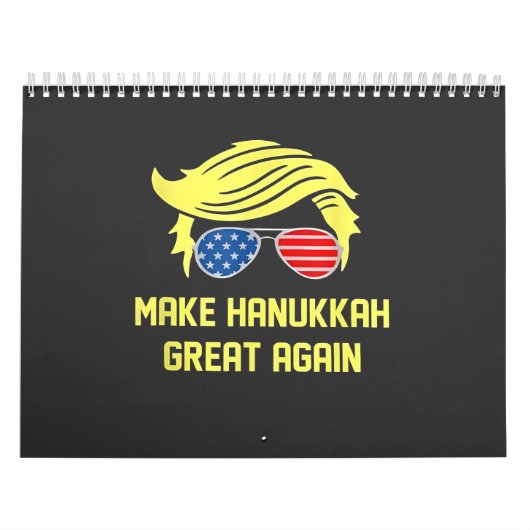 Maak Chanoeka weer groot en Trump weer Joods Kalender (Hoes)