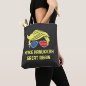 Maak Chanoeka weer groot en Trump weer Joods Tote Bag (Dichtbij)
