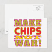 Maak chips briefkaart (Voorkant / Achterkant)
