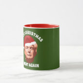 MAAK CHRISTMAS GREAT WEER TRUMP SANTA HAT MOK (Midden)