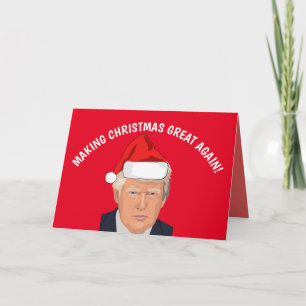MAAK CHRISTMAS OPNIEUW GROAT DONALD TRUMP KAARTEN