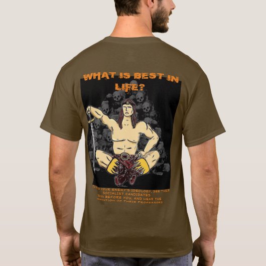 Maak Cimmeria weer geweldig! T-shirt (Achterkant)