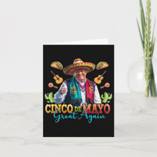 Maak Cinco de Mayo weer geweldig grappig Trump Fie Kaart