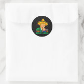 Maak Cinco de Mayo weer geweldig grappige Mexicaan Ronde Sticker (Tas)