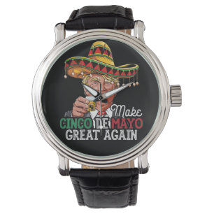 Maak Cinco de Mayo weer Groot-Vrouwen Trump Sombre Horloge