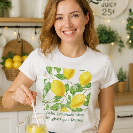Maak citroenlimonade / Citroen Recept T-Shirt
