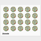 Maak Compost Niet Oorlog Ronde Sticker (Vel)