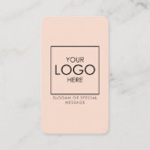 Maak contact met ons Moderne Social Media QR Code  Visitekaartje (Achterkant)