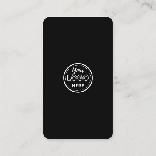 Maak contact met ons QR Code Social Media Logo Pin Visitekaartje (Achterkant)