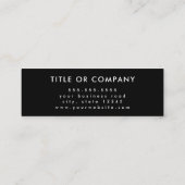 Maak contact met ons QR Code Trendy Social Media L Mini Visitekaartje (Achterkant)