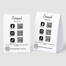 Maak contact met ons QR-code voor sociale media