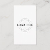 Maak contact met ons Social Media QR Code Company  Informatiekaartje (Achterkant)