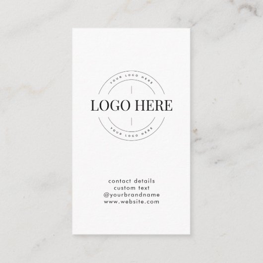 Maak contact met ons Social Media QR Code Company  Informatiekaartje (Achterkant)