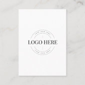 Maak contact met ons Social Media QR Code Company  Visitekaartje (Achterkant)