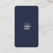 Maak contact met ons | Social Media QR Code Marine Visitekaartje (Achterkant)