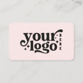 Maak contact met ons Social Media QR Code Pink Bus Visitekaartje (Achterkant)