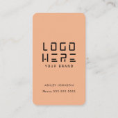 Maak contact met ons Social Media QR Code Soft Sin Visitekaartje (Achterkant)