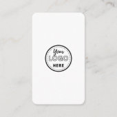 Maak contact met ons Social Media QR Code Wit Roze Informatiekaartje (Achterkant)