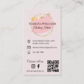 Maak contact met ons, sociale media, QR-code make- Visitekaartje (Voorkant)