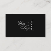 Maak contact met ons via social media black QR Cod Visitekaartje (Achterkant)