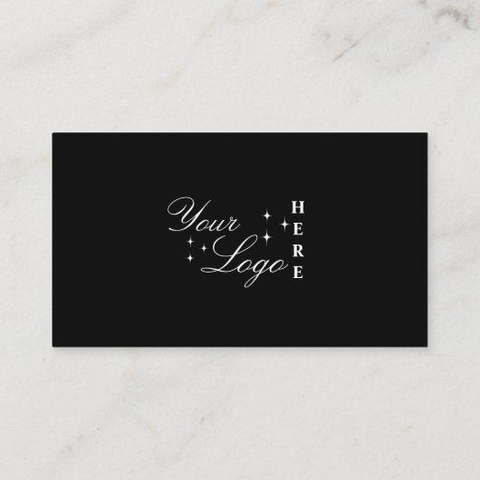 Maak contact met ons via social media black QR Cod Visitekaartje (Achterkant)